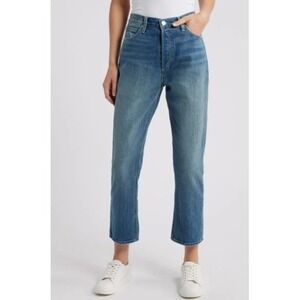 Paige Billy High Waist Ankle Straight Leg Jeans, size 28